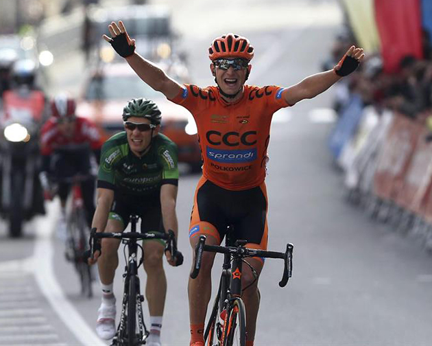 Paterski wins stage 1